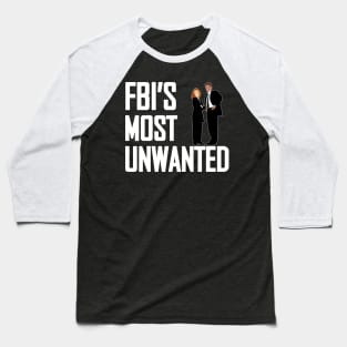 FBI's Most Unwanted Baseball T-Shirt